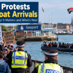 gosport protests small boat arrivals